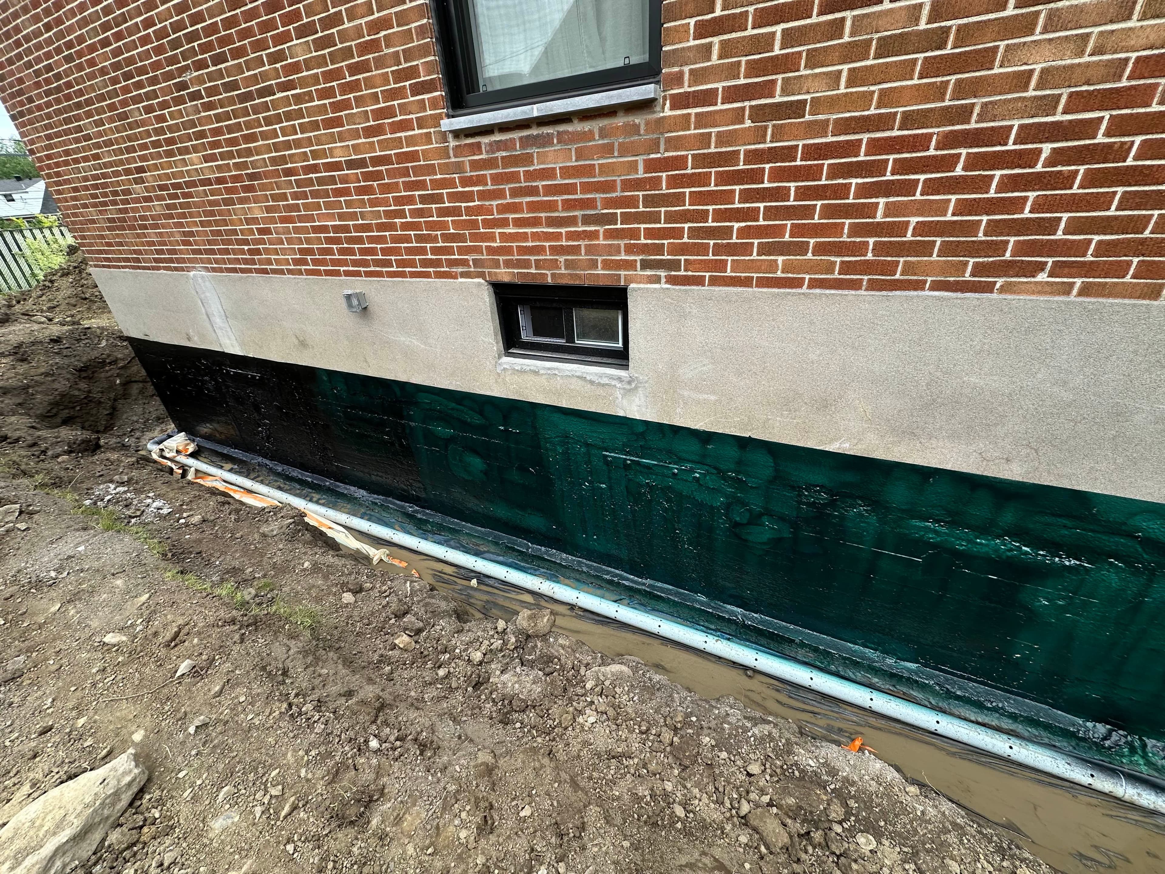 Foundation crack background